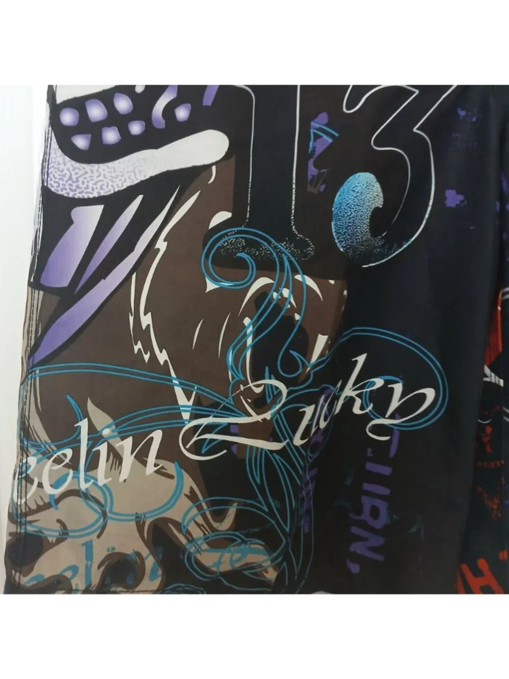 Tattoo Tattoo By Free Spirit Mens Large  Graphic Board Shorts W/ Opener #D20